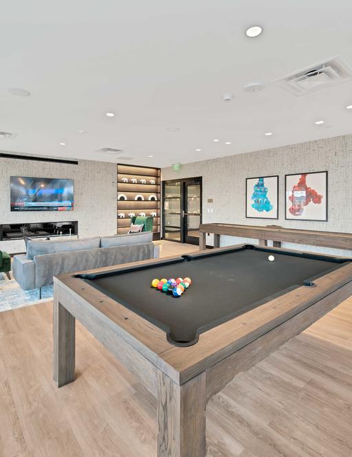 Resident lounge at Citizen in Downtown Denver